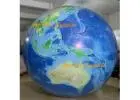 10ft (3m) Giant Inflatable Globe Map World Balloon Exquisite Print Globe Balloon/Free Logo (PVC)
