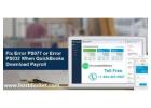 How to Fix QuickBooks Error PS077 or PS032: When Updating or Downloading Payroll?
