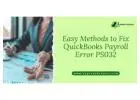 How to Rectify the QuickBooks Payroll Error PS032?