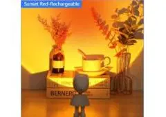 Robot Sunset Light USB Rechargeable Projector Ins Astronaut Projects Sunset