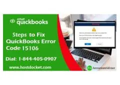 How to fix QuickBooks error 15106?