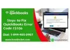 How to fix QuickBooks error 15106?