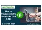 How to resolve QuickBooks error c=224?