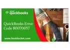 What is QuickBooks error code 800700057?
