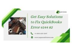 How to Fix QuickBooks Error Code 6144 82?