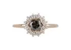 Exquisite Antique Black Diamond Ring For Sale