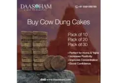 cow dung cakes for Bhoomi Puja 