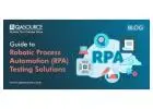 Enhance Productivity by Robotic Process Automation Solutions