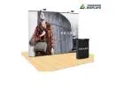 Booth With High Performance Pop Up Displays