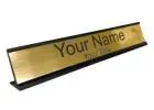Elevate Your Workspace with Custom Desk Name Plates - Find the Perfect Design Here!