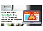 How to Resolve QuickBooks Payroll Error Code 15212?