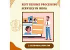Best Resume Processing Services In India