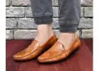 Brown Leather Loafers for Men and Women