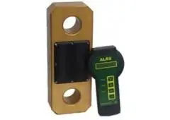 Radio load link with anti-rotation plate to keep the pin in its correct position