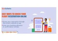 Easy Ways to Check Your Flight Reservation Online
