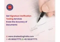 All About Signature Verification Tests In India