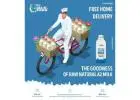 Pure and Nutritious Gir Cow Milk from India - Buy Now on Reva Milk!